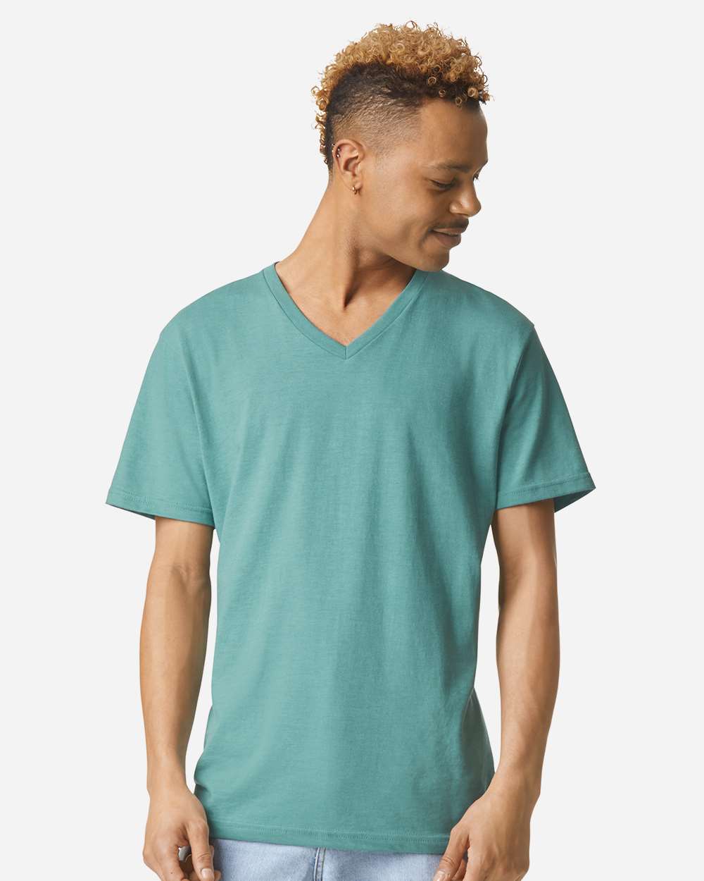 American Apparel-2006CVC-CVC V-Neck Tee - Image 11