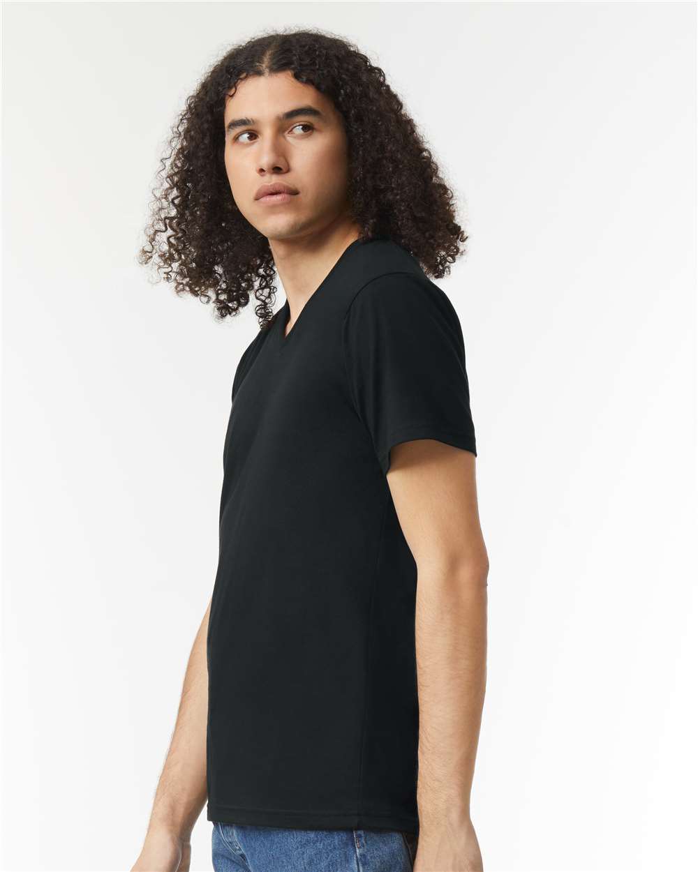 American Apparel-2006CVC-CVC V-Neck Tee - Image 5