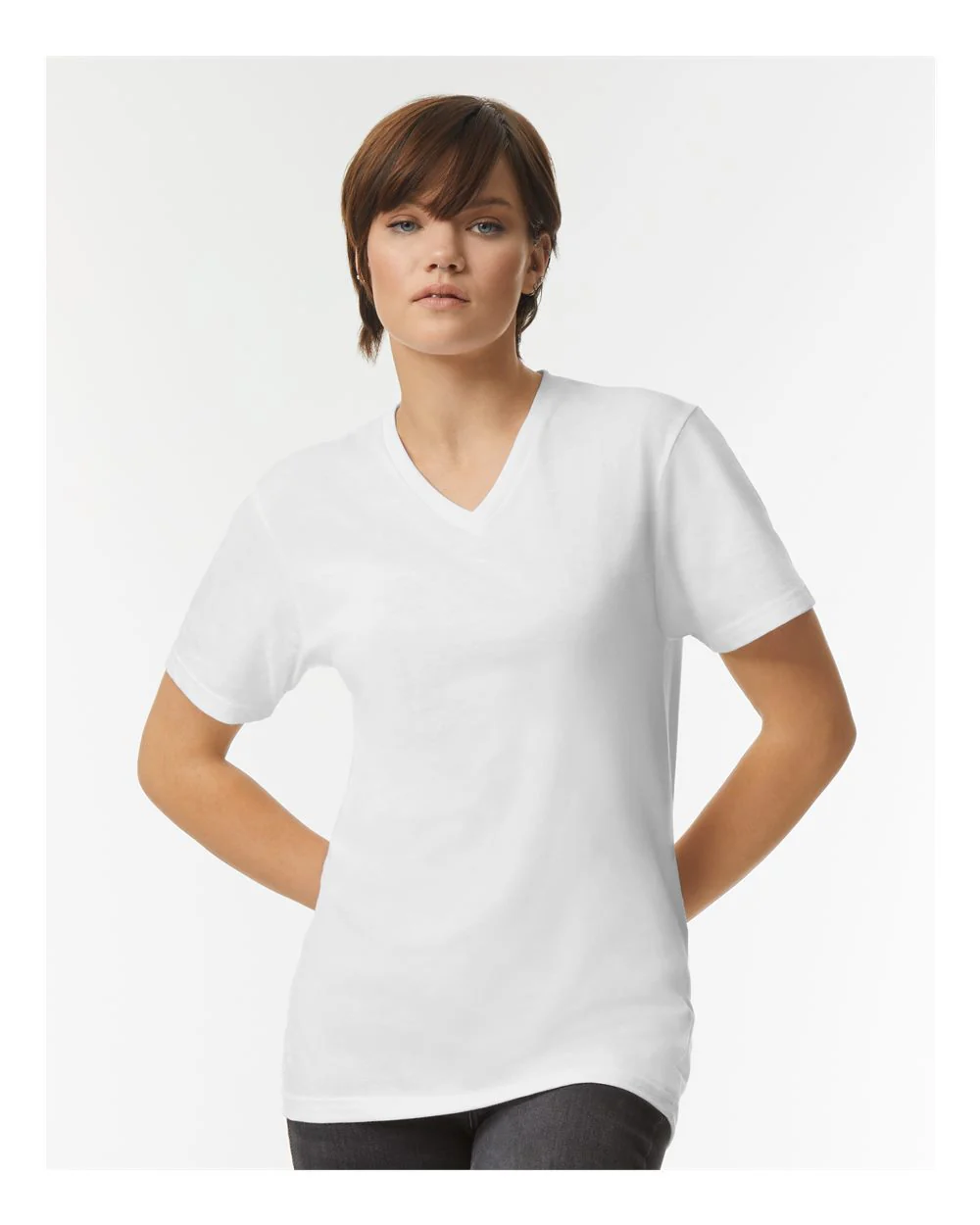 American Apparel-2006CVC-CVC V-Neck Tee - Image 59