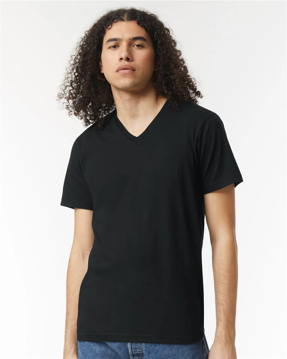 American Apparel-2006CVC-CVC V-Neck Tee - Image 7