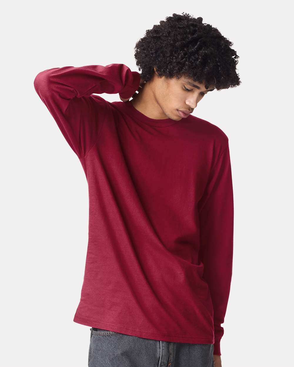 American Apparel-2007-Fine Jersey Long Sleeve Tee - Image 17