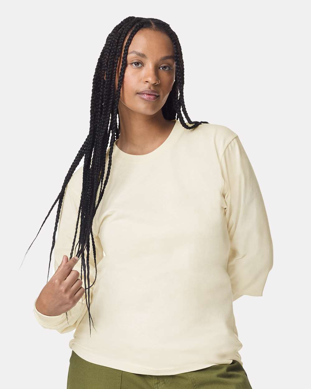 American Apparel-2007-Fine Jersey Long Sleeve Tee - Image 23