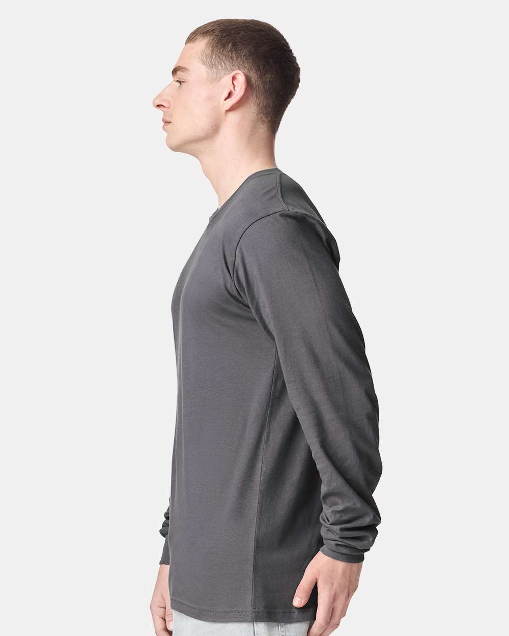American Apparel-2007-Fine Jersey Long Sleeve Tee - Image 5