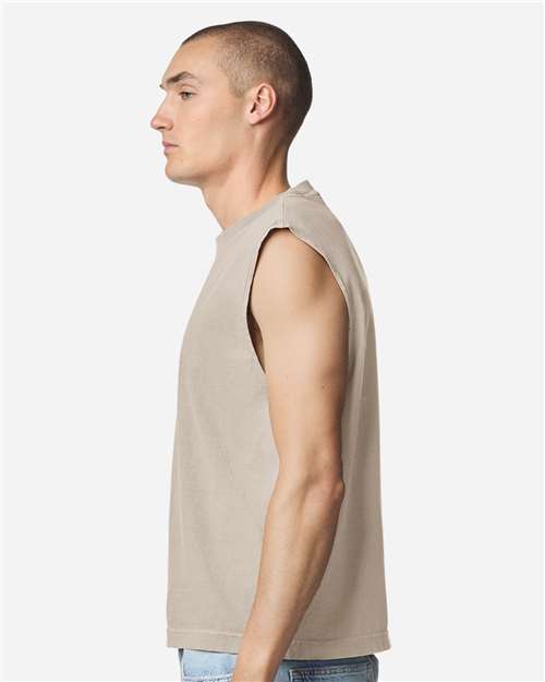 American Apparel-207GD-Unisex Heavyweight Cotton Garment-Dyed Mid-Length Muscle Tee - Image 10
