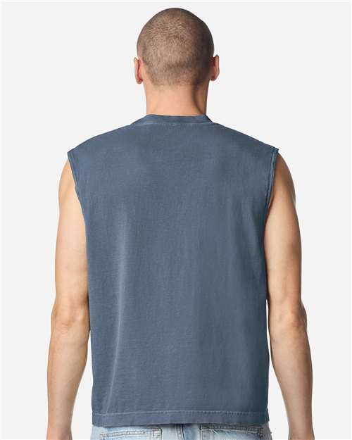 American Apparel-207GD-Unisex Heavyweight Cotton Garment-Dyed Mid-Length Muscle Tee - Image 14