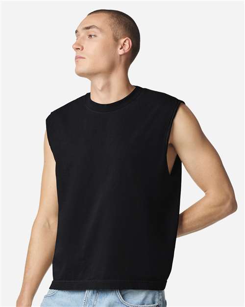 American Apparel-207GD-Unisex Heavyweight Cotton Garment-Dyed Mid-Length Muscle Tee - Image 15