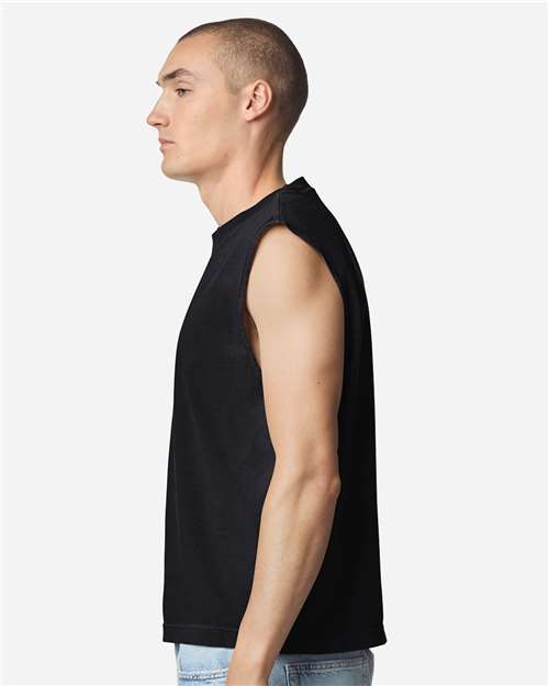 American Apparel-207GD-Unisex Heavyweight Cotton Garment-Dyed Mid-Length Muscle Tee - Image 16
