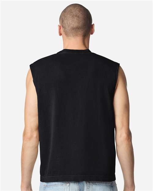 American Apparel-207GD-Unisex Heavyweight Cotton Garment-Dyed Mid-Length Muscle Tee - Image 17