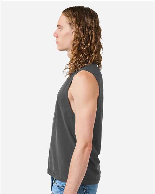 American Apparel-207GD-Unisex Heavyweight Cotton Garment-Dyed Mid-Length Muscle Tee - Image 7