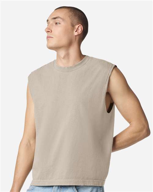 American Apparel-207GD-Unisex Heavyweight Cotton Garment-Dyed Mid-Length Muscle Tee - Image 9