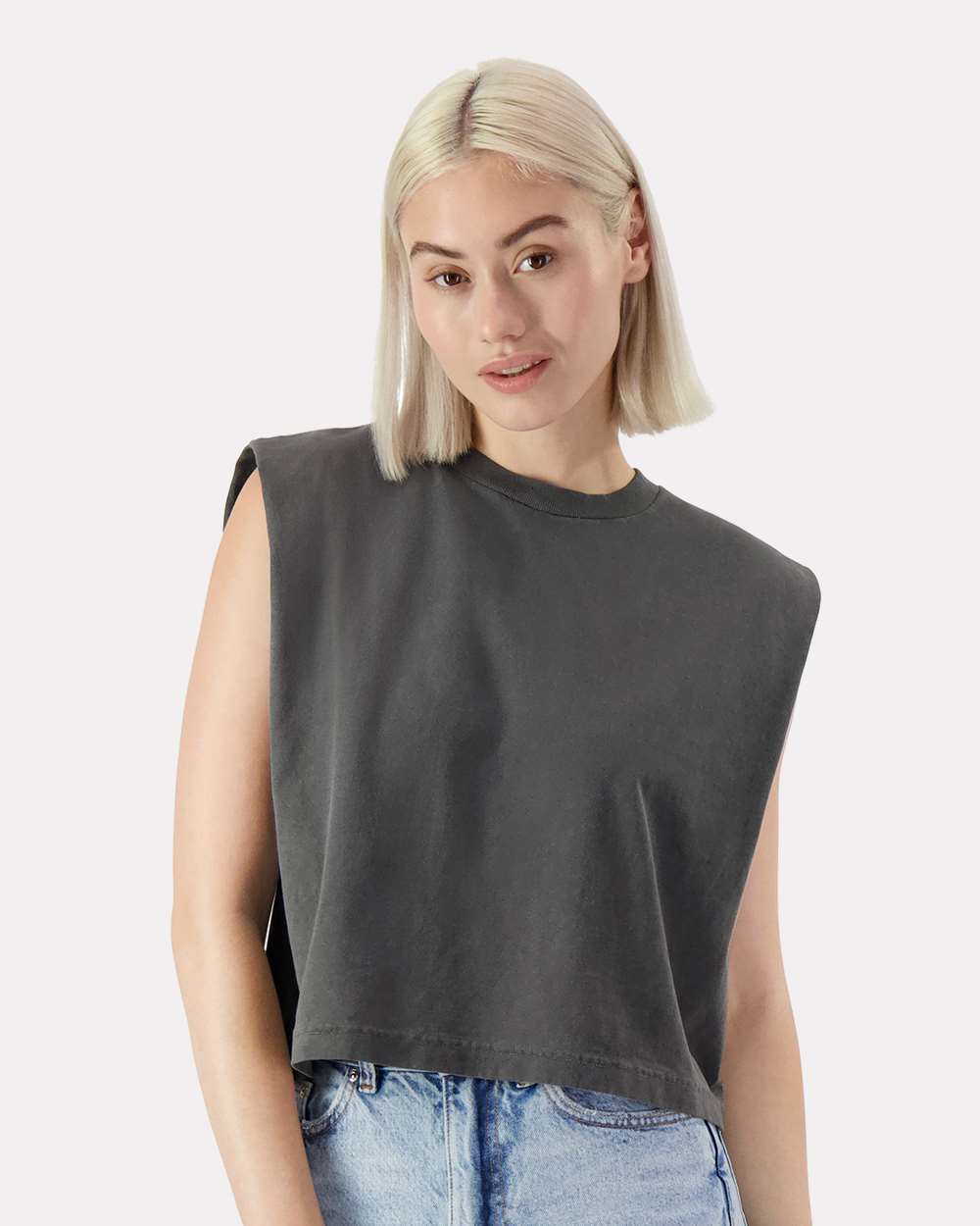 American Apparel-307GD-Garment-Dyed Women's Heavyweight Muscle Tee - Image 11