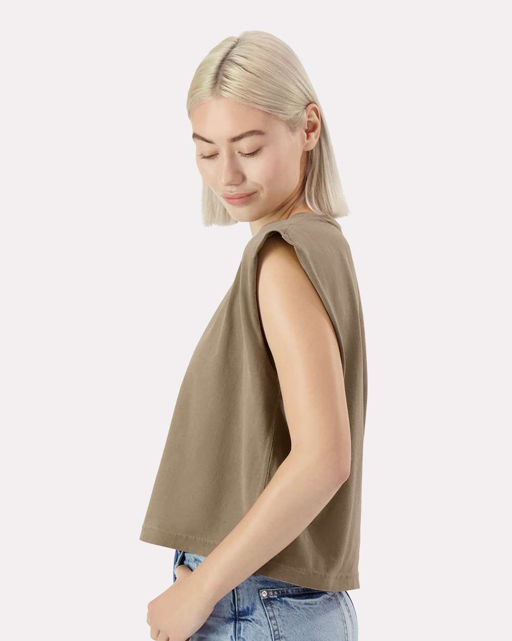 American Apparel-307GD-Garment-Dyed Women's Heavyweight Muscle Tee - Image 18