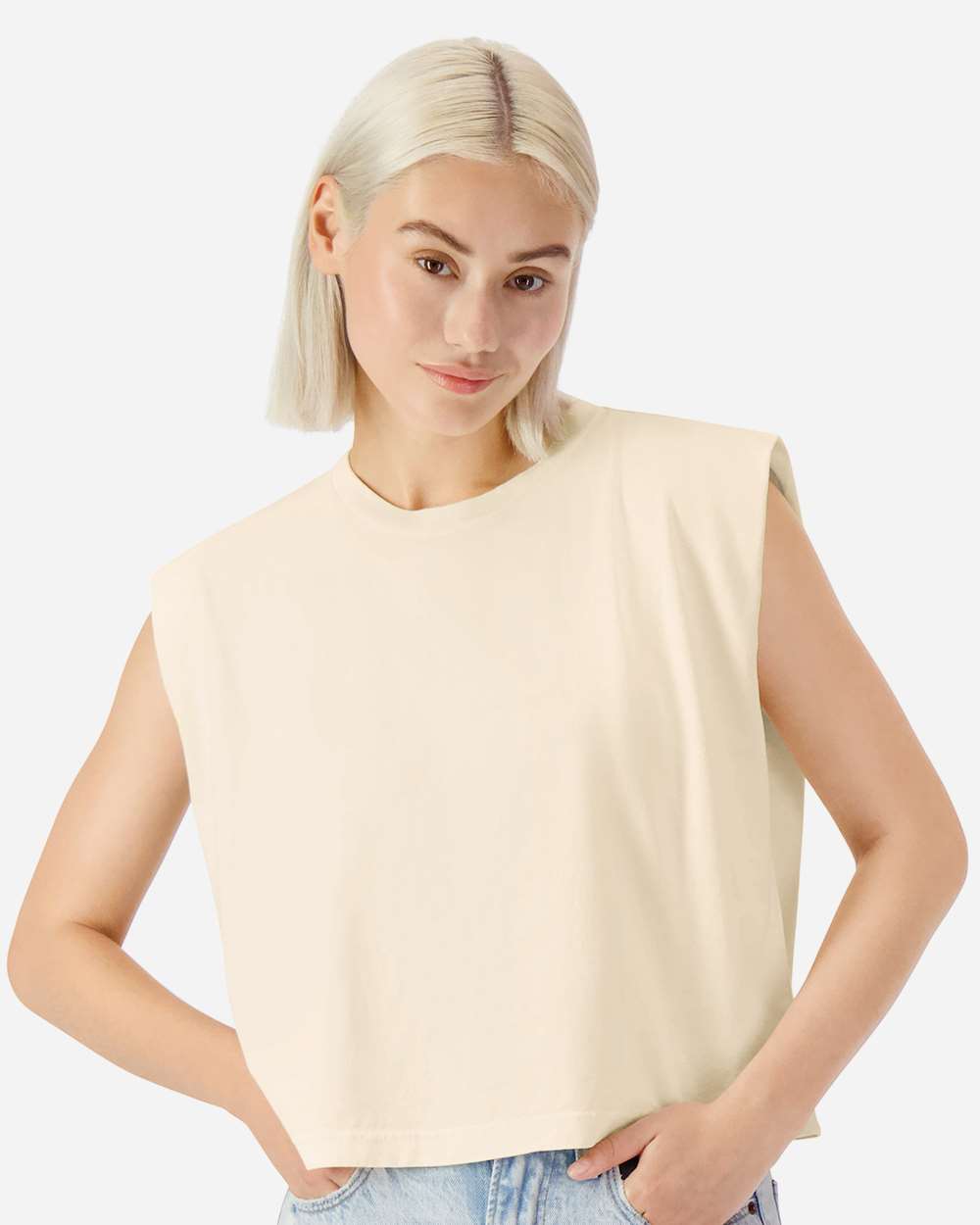 American Apparel-307GD-Garment-Dyed Women's Heavyweight Muscle Tee - Image 23