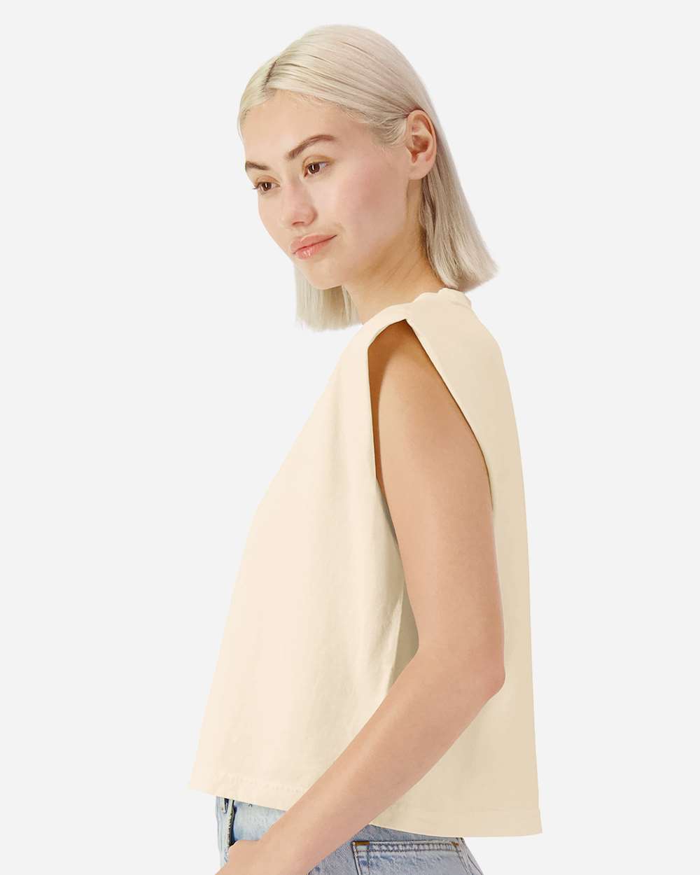 American Apparel-307GD-Garment-Dyed Women's Heavyweight Muscle Tee - Image 24