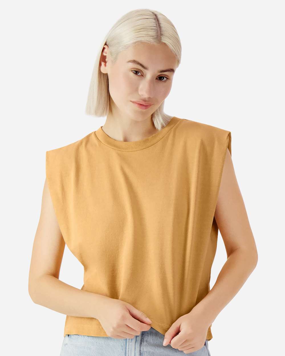 American Apparel-307GD-Garment-Dyed Women's Heavyweight Muscle Tee - Image 29