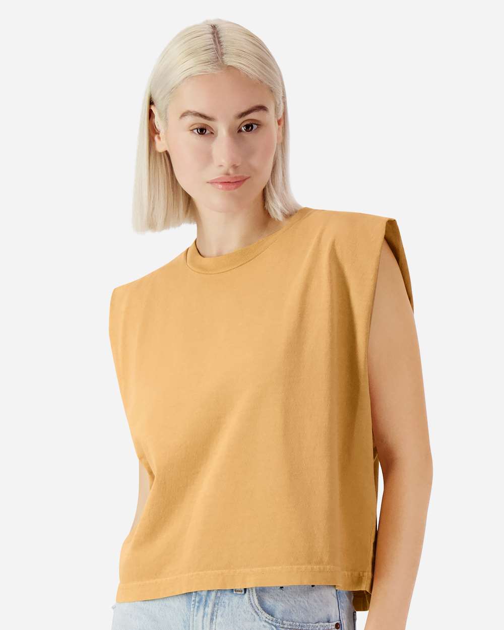 American Apparel-307GD-Garment-Dyed Women's Heavyweight Muscle Tee - Image 30