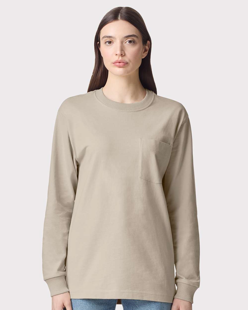 American Apparel-9410-Super Heavyweight Long Sleeve Pocket Tee - Image 11