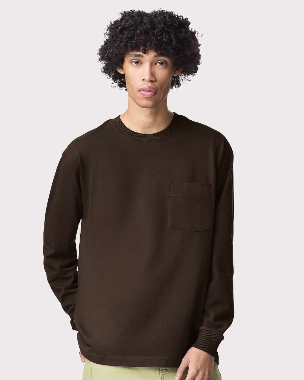 American Apparel-9410-Super Heavyweight Long Sleeve Pocket Tee - Image 17