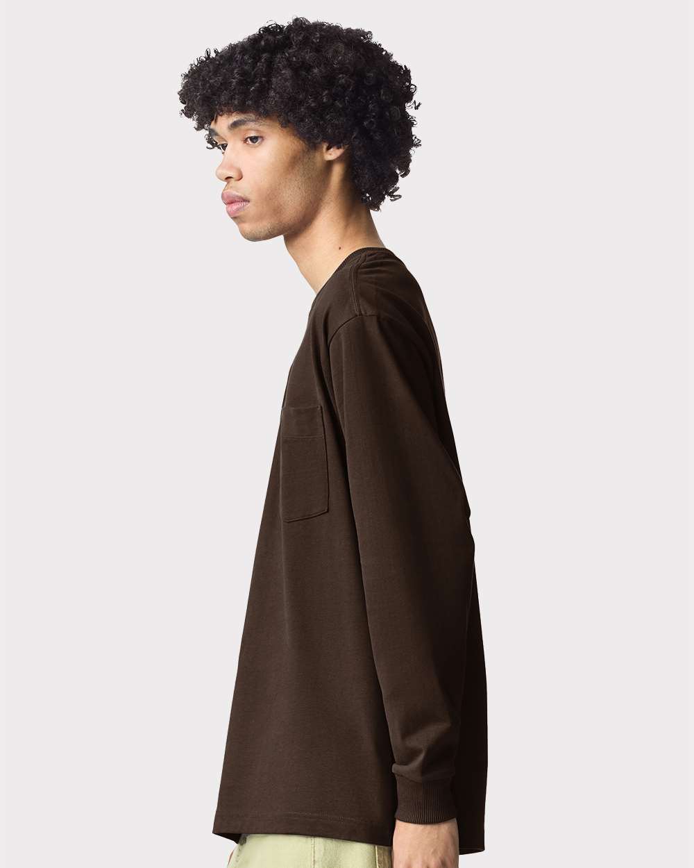 American Apparel-9410-Super Heavyweight Long Sleeve Pocket Tee - Image 18
