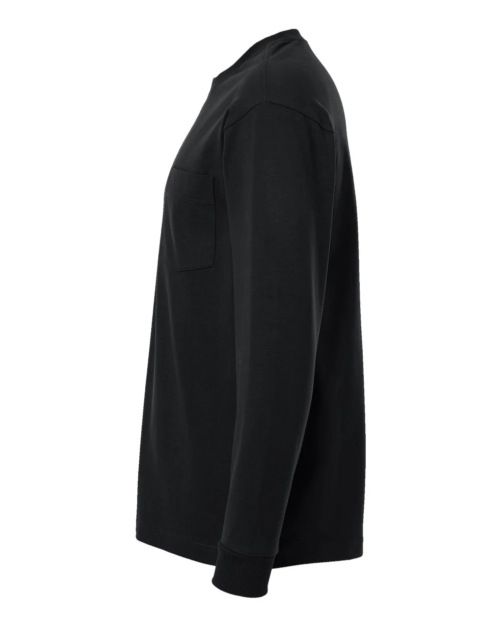 American Apparel-9410-Super Heavyweight Long Sleeve Pocket Tee - Image 3