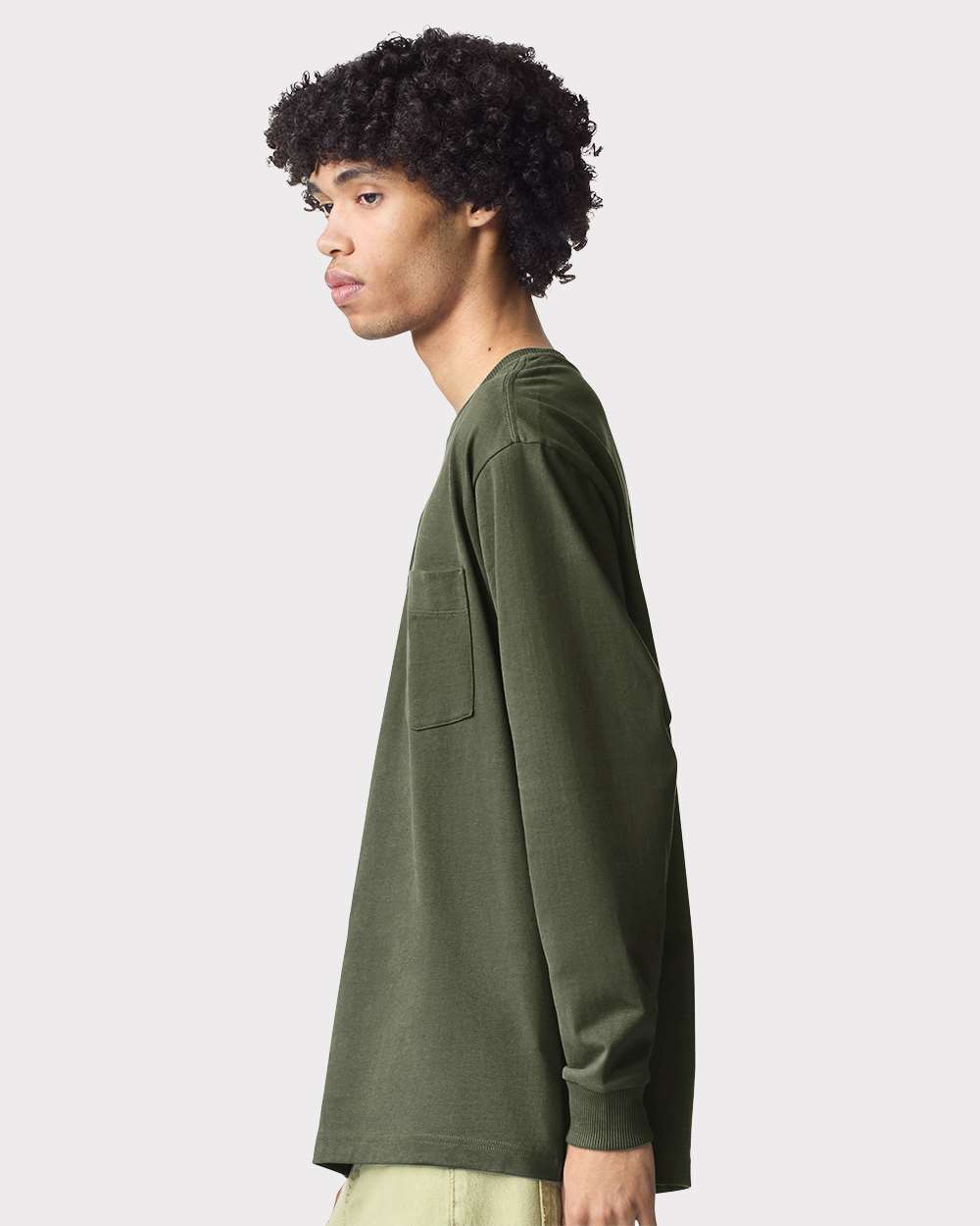 American Apparel-9410-Super Heavyweight Long Sleeve Pocket Tee - Image 30