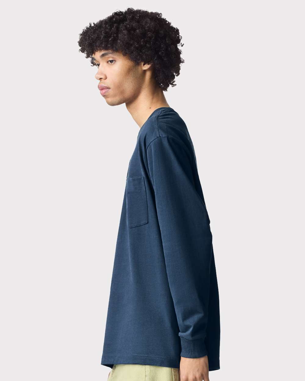 American Apparel-9410-Super Heavyweight Long Sleeve Pocket Tee - Image 36