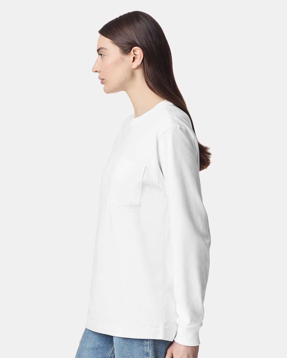 American Apparel-9410-Super Heavyweight Long Sleeve Pocket Tee - Image 42
