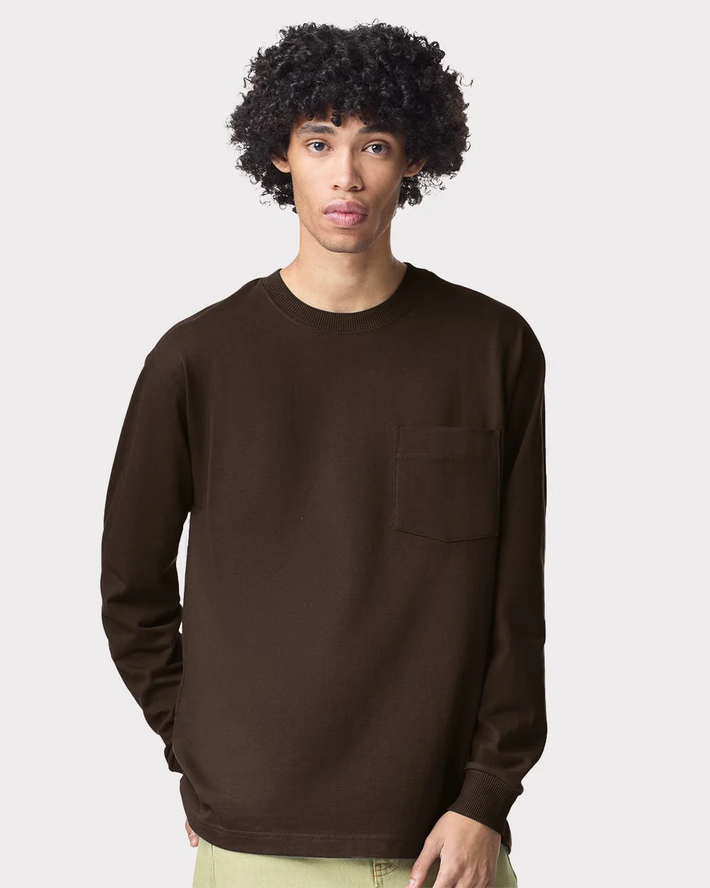 American Apparel-9410-Super Heavyweight Long Sleeve Pocket Tee - Image 7