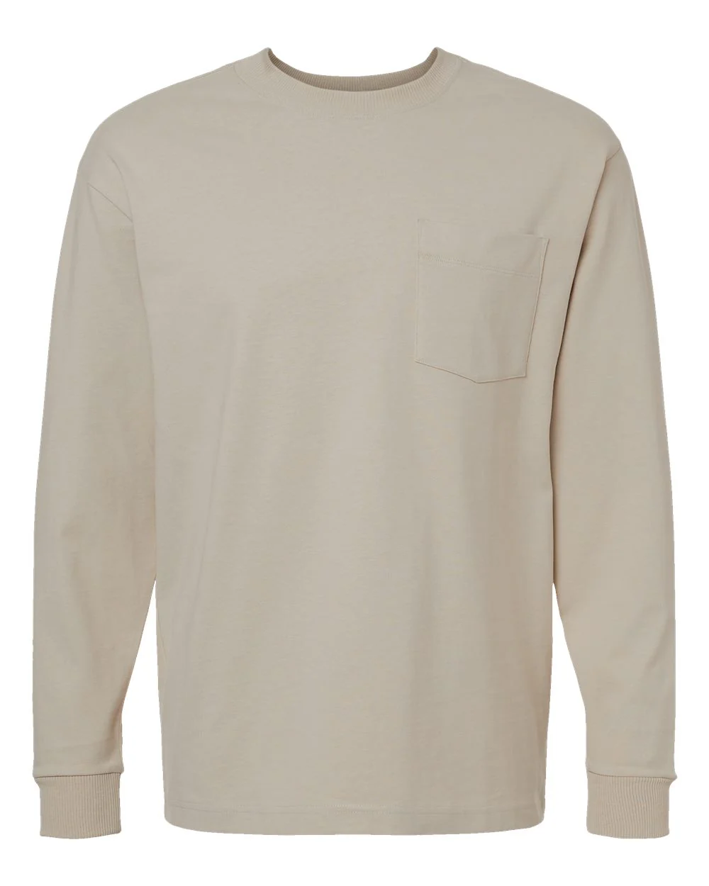 American Apparel-9410-Super Heavyweight Long Sleeve Pocket Tee - Image 8