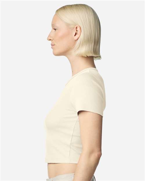 American Apparel-BR210-Women's Baby Rib Cropped Tee - Image 12