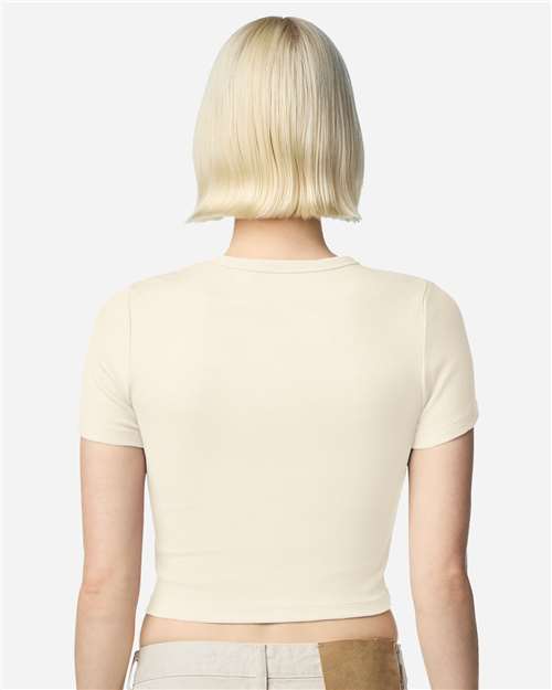 American Apparel-BR210-Women's Baby Rib Cropped Tee - Image 13