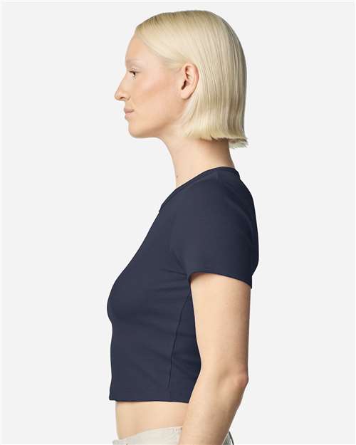 American Apparel-BR210-Women's Baby Rib Cropped Tee - Image 18
