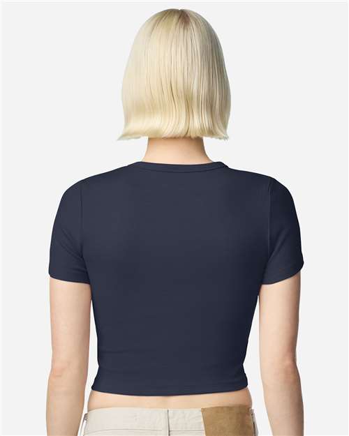 American Apparel-BR210-Women's Baby Rib Cropped Tee - Image 19