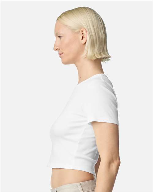 American Apparel-BR210-Women's Baby Rib Cropped Tee - Image 24