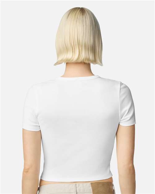 American Apparel-BR210-Women's Baby Rib Cropped Tee - Image 25