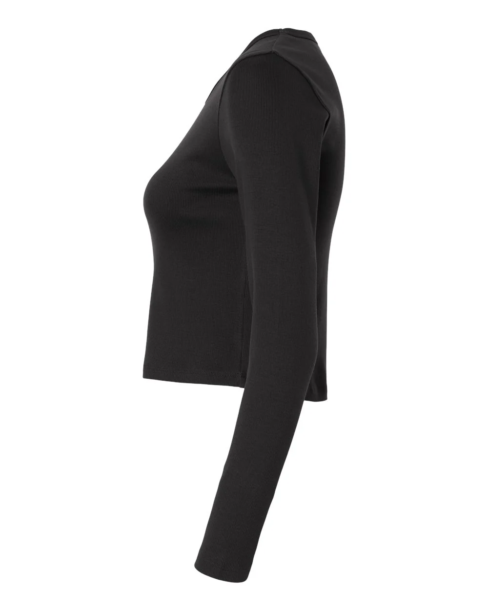 American Apparel-BR2107-Women's Baby Rib Long Sleeve Cropped Tee - Image 27