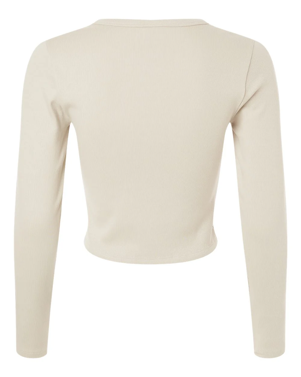 American Apparel-BR2107-Women's Baby Rib Long Sleeve Cropped Tee - Image 28