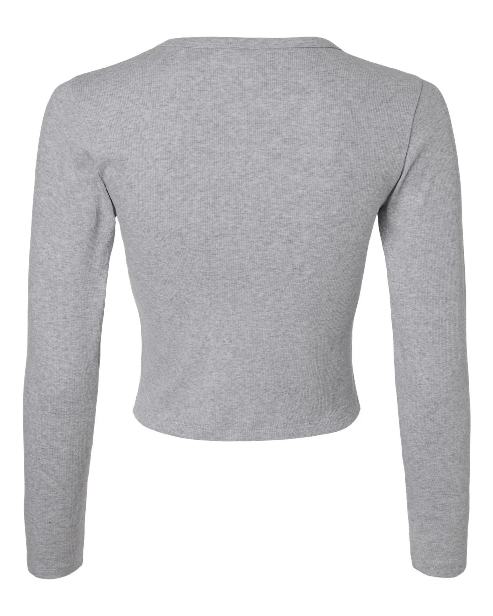American Apparel-BR2107-Women's Baby Rib Long Sleeve Cropped Tee - Image 30