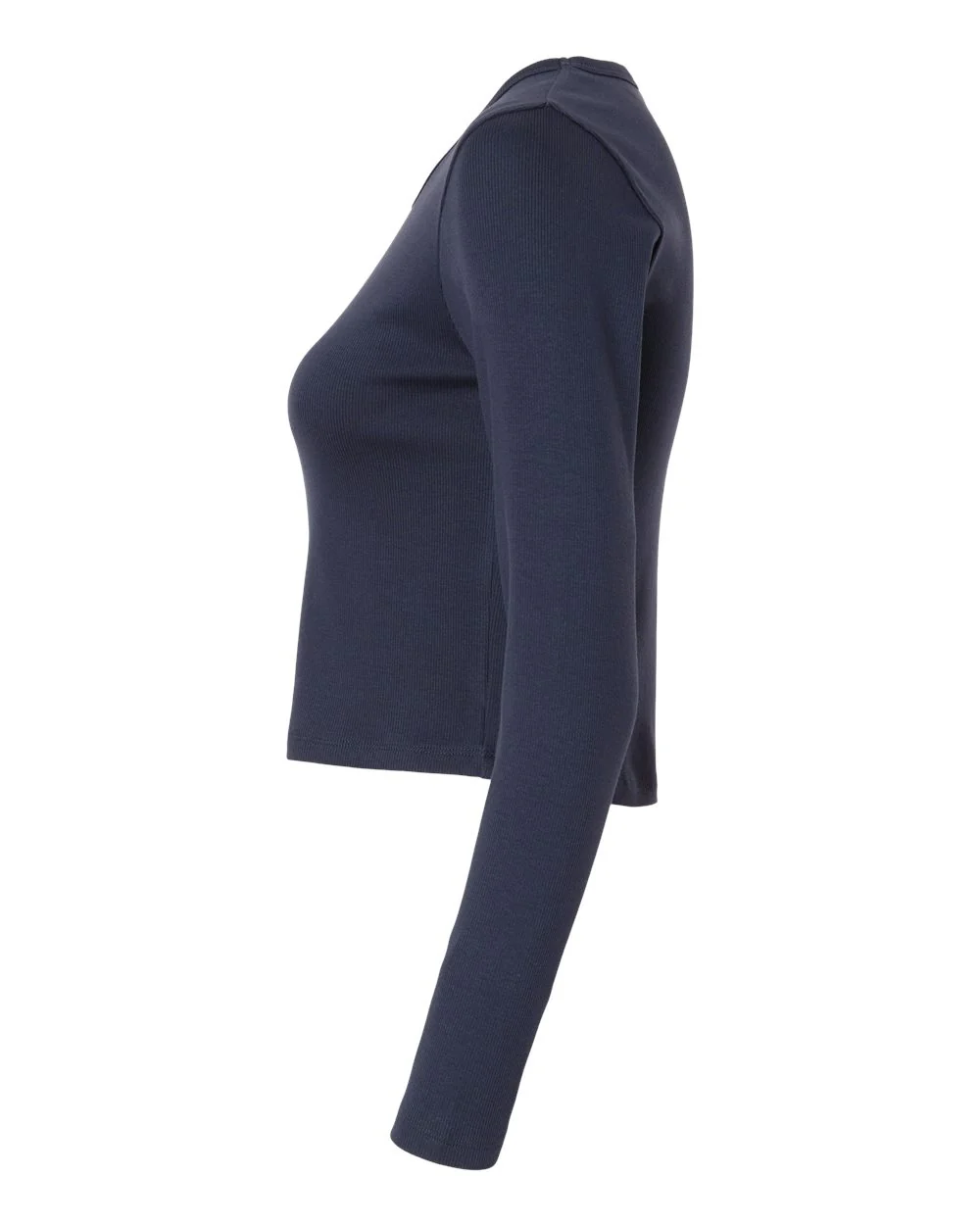 American Apparel-BR2107-Women's Baby Rib Long Sleeve Cropped Tee - Image 33