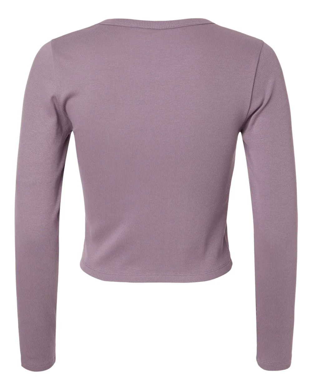 American Apparel-BR2107-Women's Baby Rib Long Sleeve Cropped Tee - Image 34