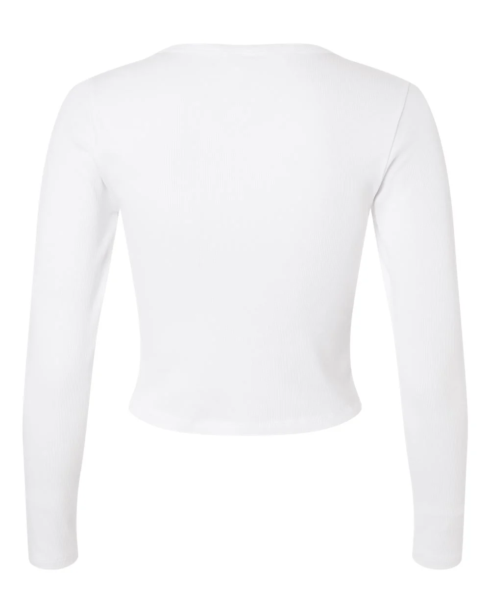 American Apparel-BR2107-Women's Baby Rib Long Sleeve Cropped Tee - Image 36