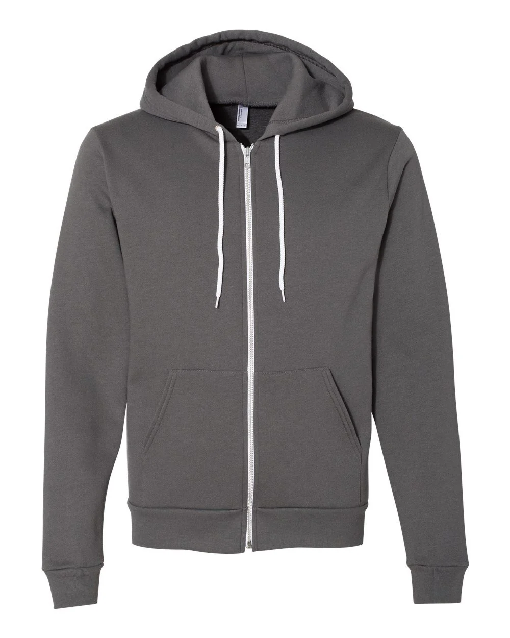 American Apparel-F497US-USA-Made Flex Fleece Full-Zip Hoodie - Image 4