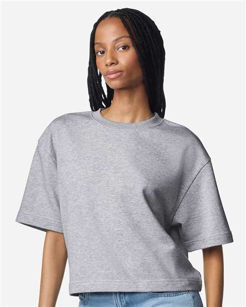 American Apparel-FTCB0-Women's French Terry Mid-Length Boxy Top - Image 11