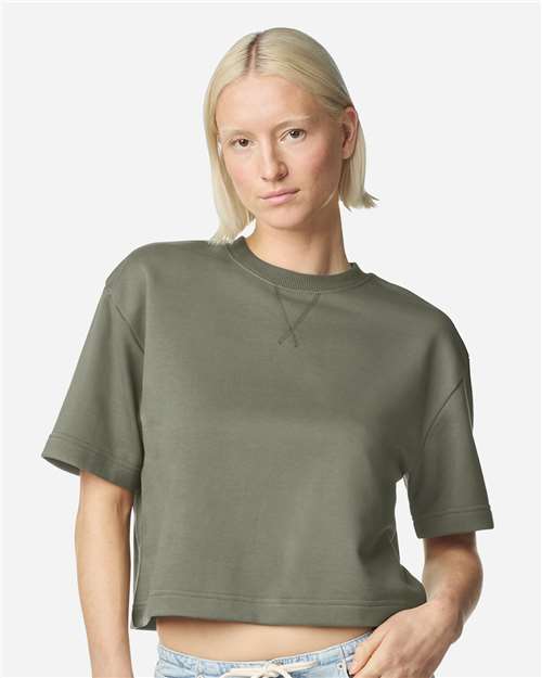 American Apparel-FTCB0-Women's French Terry Mid-Length Boxy Top - Image 14
