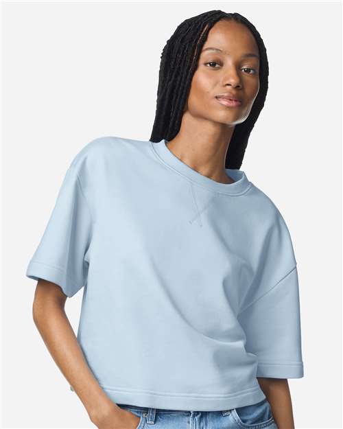 American Apparel-FTCB0-Women's French Terry Mid-Length Boxy Top - Image 17