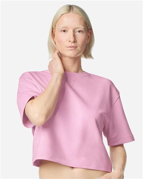 American Apparel-FTCB0-Women's French Terry Mid-Length Boxy Top - Image 20