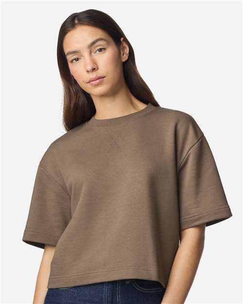 American Apparel-FTCB0-Women's French Terry Mid-Length Boxy Top - Image 23