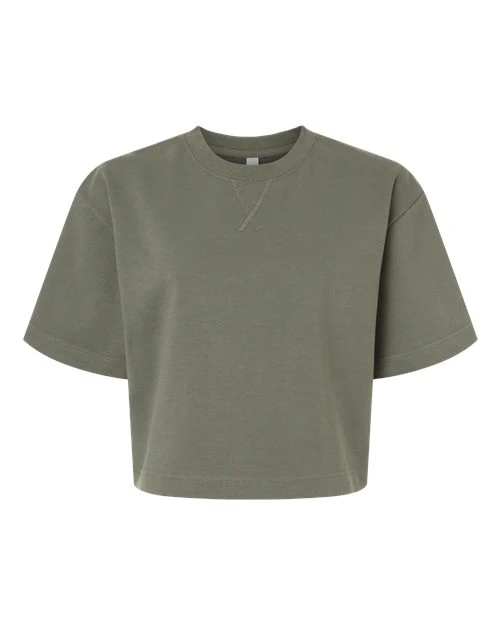 American Apparel-FTCB0-Women's French Terry Mid-Length Boxy Top - Image 4