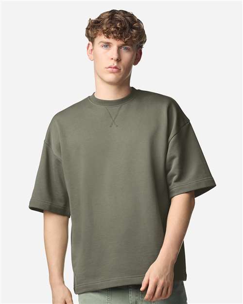 American Apparel-FTEX00-Unisex French Terry Ex Crew - Image 14