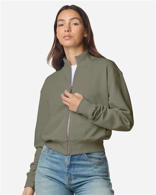 American Apparel-FTJ00-Women's French Terry Full-Zip Jacket - Image 14
